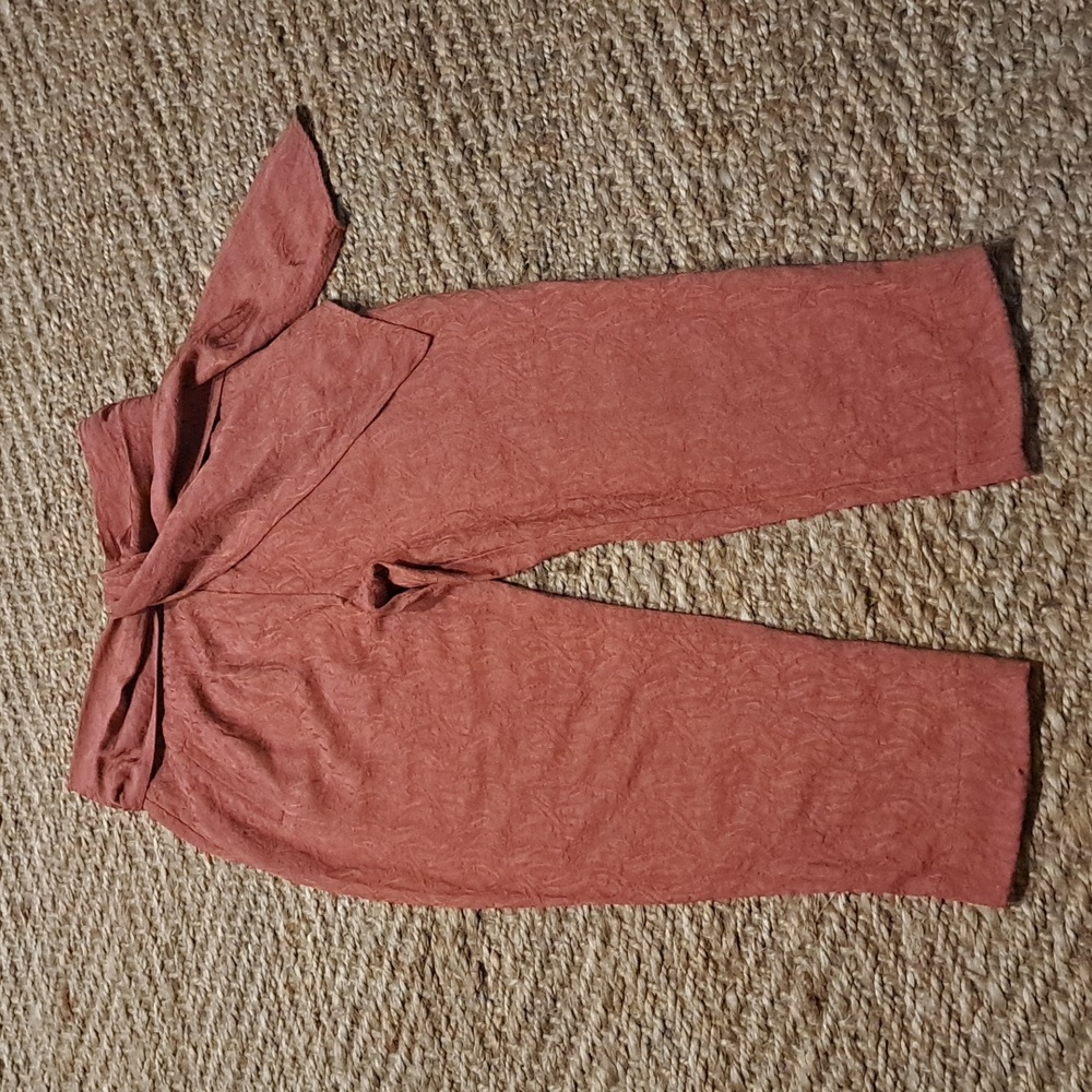 Anthropologie Tie Waistband Pants